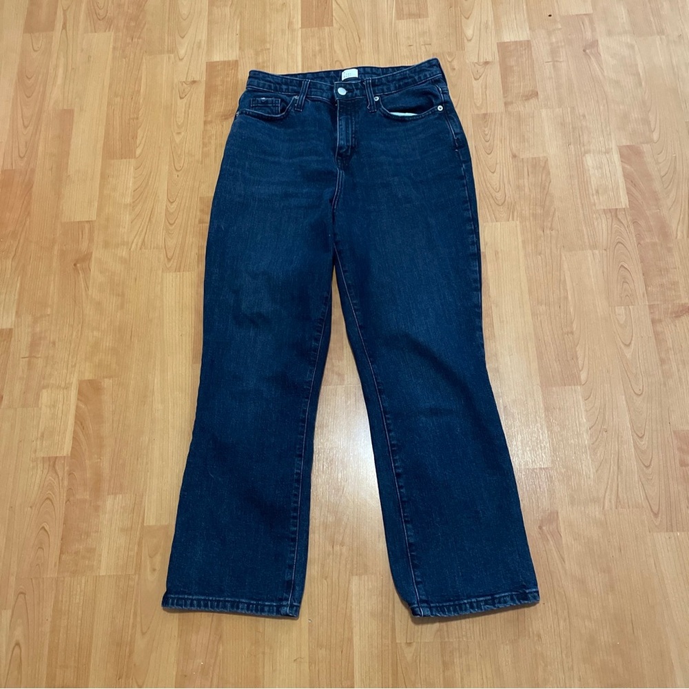 A New Day Wide Leg Dark Wash Jeans High Rise Size 6